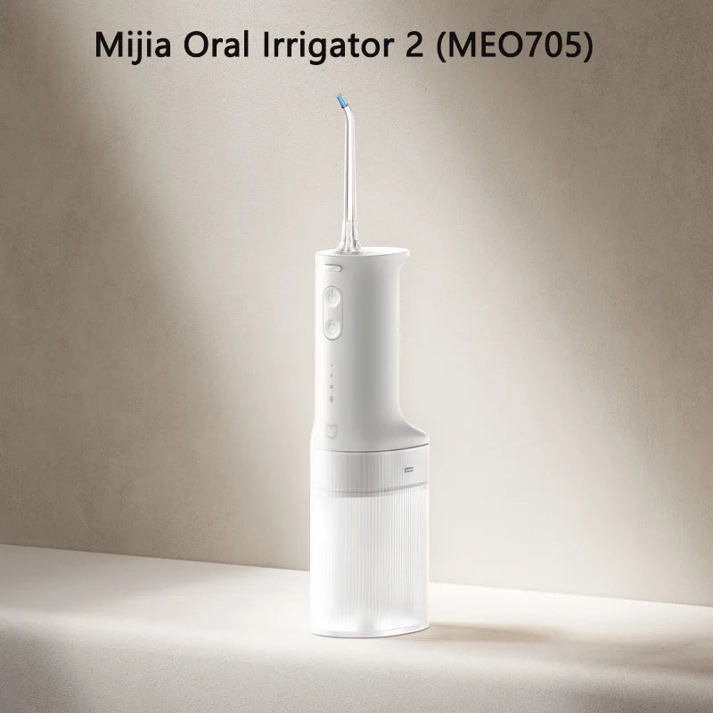 Nouveau XIAOMI MIJIA irrigateur Oral MEO705 blanchiment des dents Flosser nettoyeur de dents buccales fil de sélection d'eau pour réservoir d'eau des dents