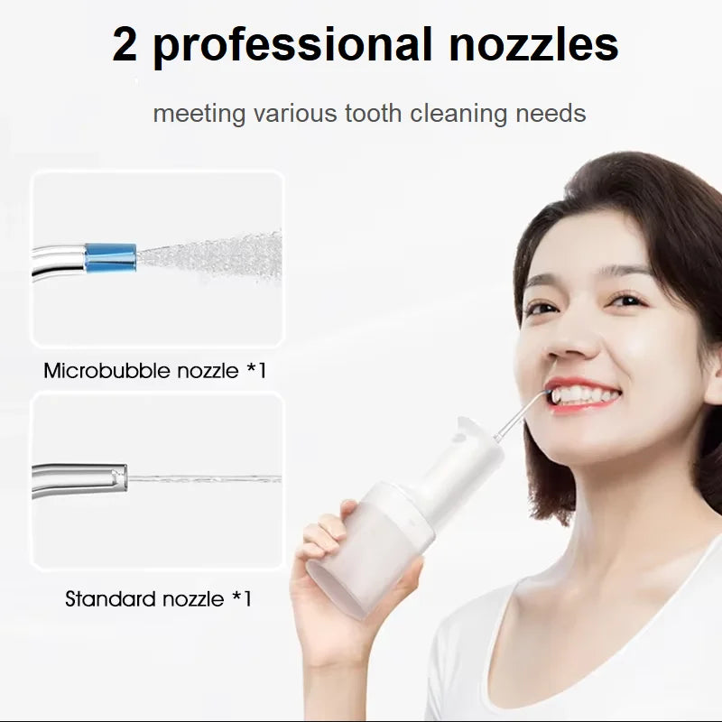 Nouveau XIAOMI MIJIA irrigateur Oral MEO705 blanchiment des dents Flosser nettoyeur de dents buccales fil de sélection d'eau pour réservoir d'eau des dents