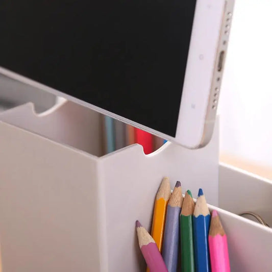 Porte-stylo de bureau, organisateur multifonctionnel