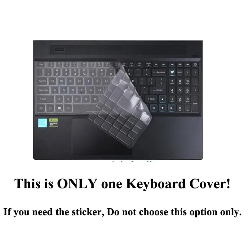 Autocollant en vinyle pour ordinateur portable prédécoupé, Film de couverture anti-rayures pour Predator Helios Neo 2024 16 PHN16-71 PHN16-72 PH16-71 Triton 500