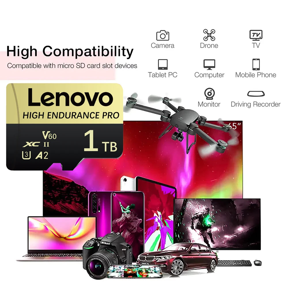 Lenovo 1 to carte SD 2 to 128 go