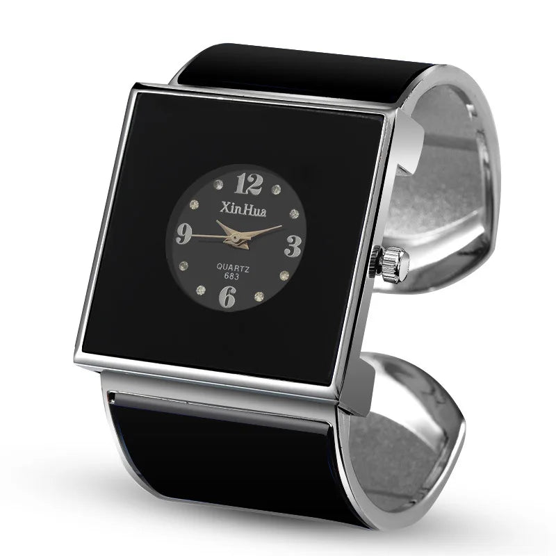 Montre-bracelet à cadran simple pour femme, montres Quart, bracelet de charme élégant, mode décontractée,