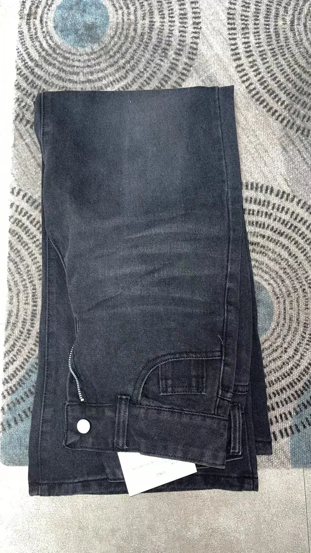 Jean ample à jambes larges pour femme pour l'été 2024 – Pantalon amincissant et taille haute de style vintage