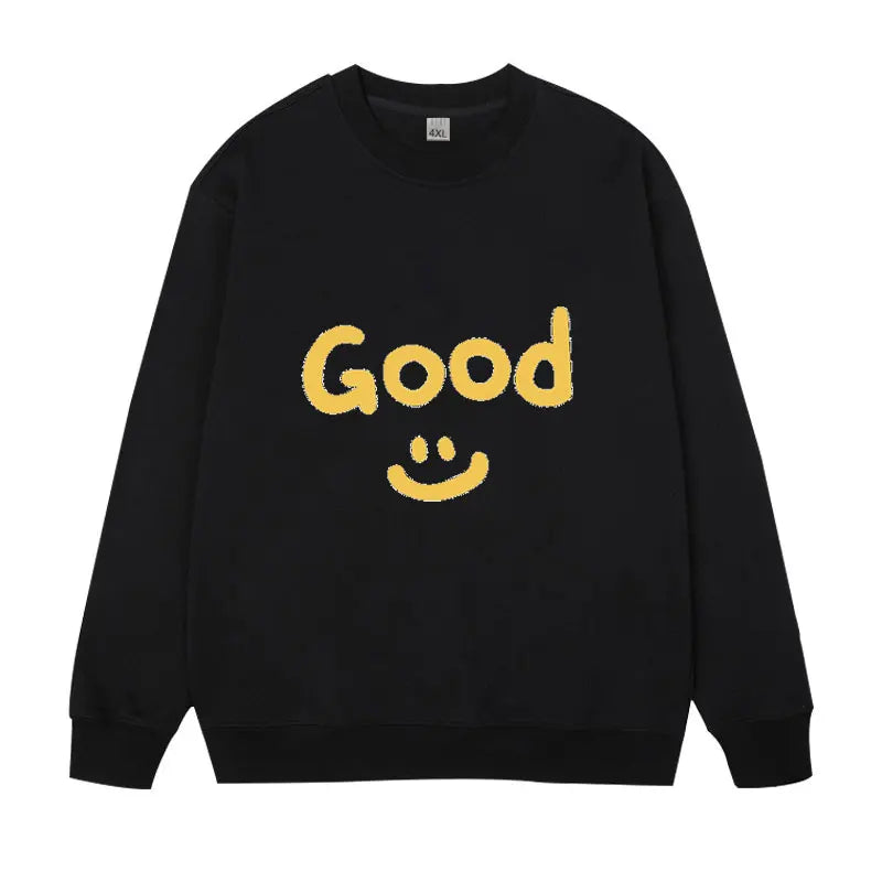 Grande taille hommes sweat pulls pull surdimensionné 6XL 7XL homme col rond manches longues imprimé noir hauts amples vêtements masculins