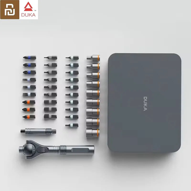 Youpin – jeu de tournevis à cliquet DUKA Atuman RS2, 40 en 1, embout de tournevis de précision magnétique, Kit d'outils de réparation domestique, DIY, nouveauté 2025