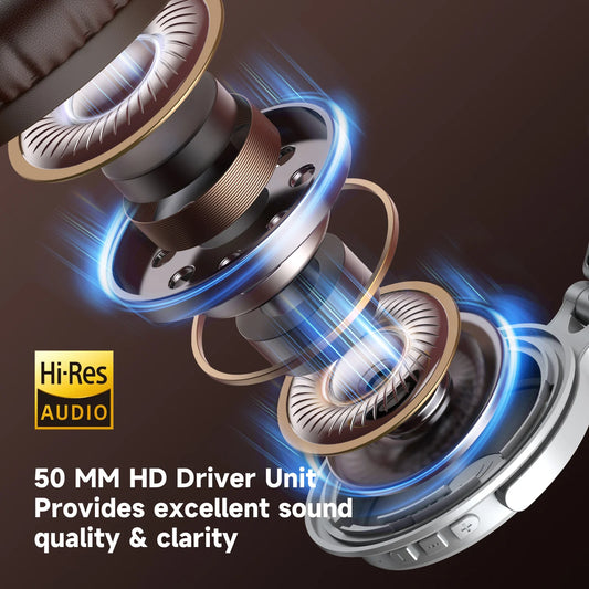 Oneodio-Casque d'écoute sans fil Bluetooth 5.2