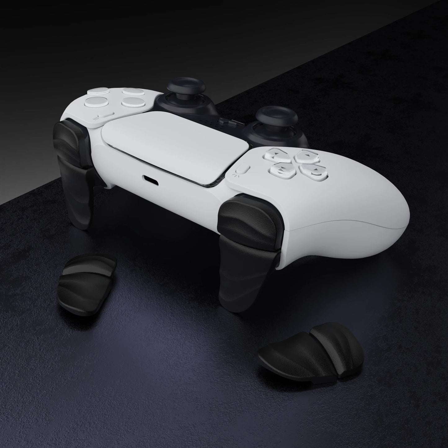 PlayVital DUNE-Launched Button Extension Kit, Trigger Stop, PS5 Controller, PS Portal, PS5 Edge, 3 Colors, 2 Pairs