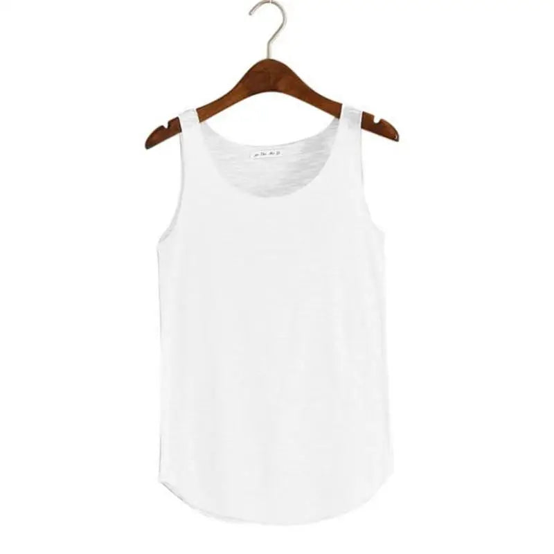 Débardeur de Fitness d'été-T-Shirt ample en coton, grande taille, col rond, Slim, hauts à la mode pour femmes, tenue décontracté