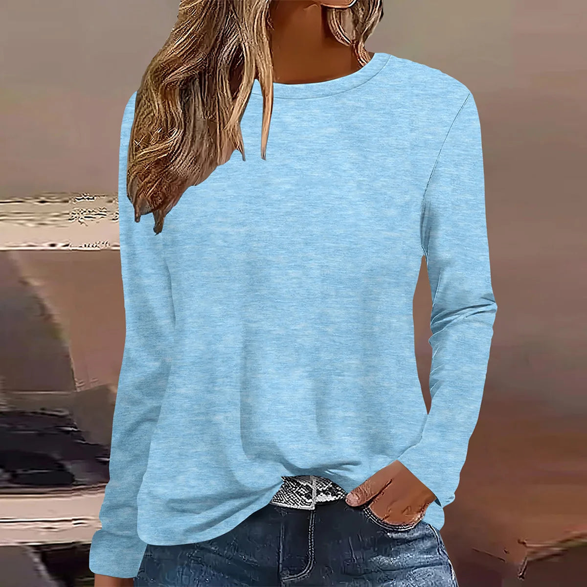 T-shirt imprimé à manches longues pour femmes, nouvelle mode d'été 2025,