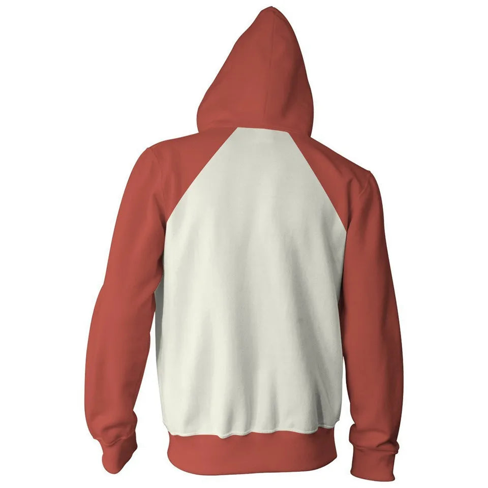 Sweat à capuche à manches longues pour hommes et femmes, impression numérique 3D, Anime Saitama Oppai, mode Harajuku, veste, Costume de Cosplay