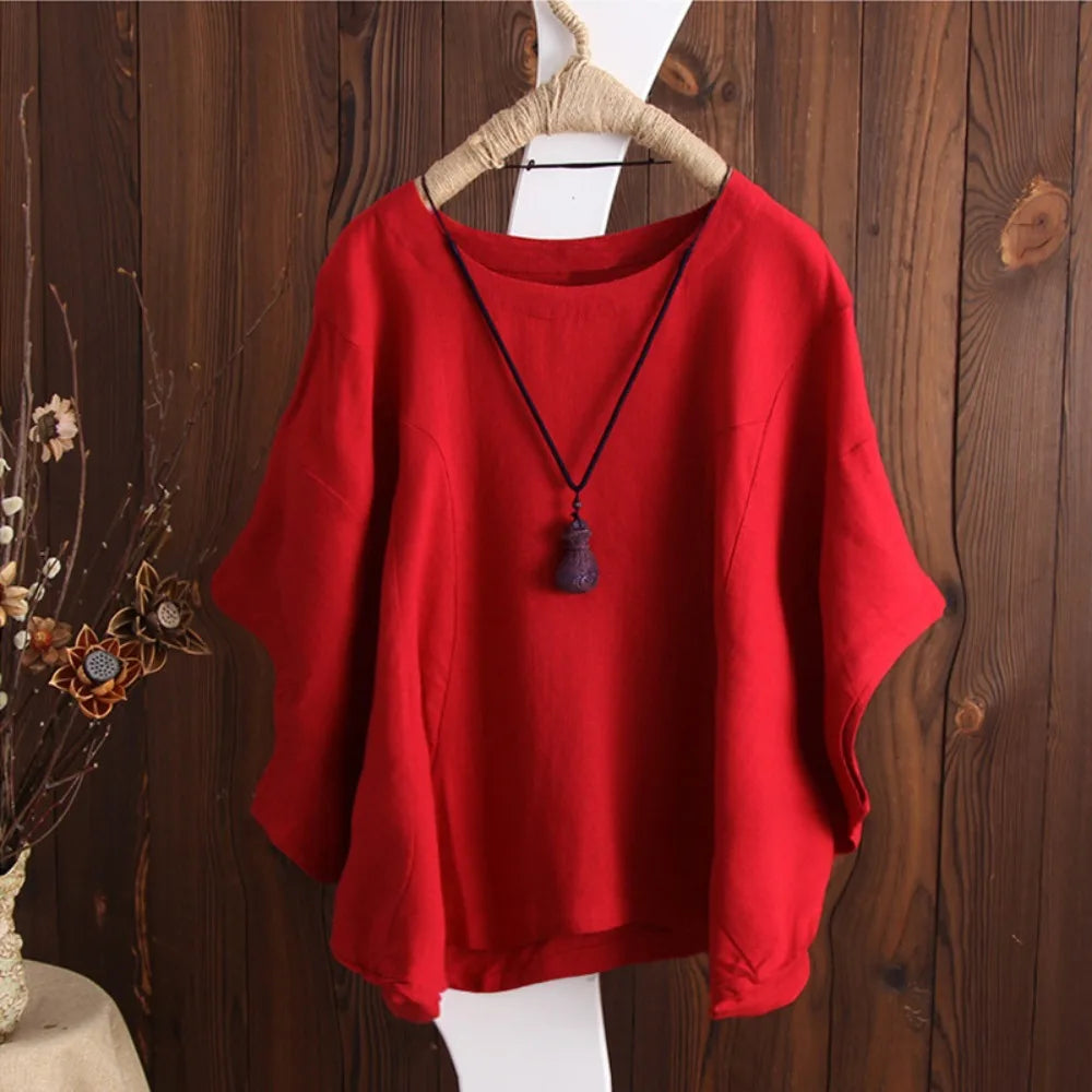 Harajuku Y2k haut Vintage vêtements T-Shirts coton lin Streetwear chemises décontractées pour femmes vêtements T-Shirts mode été