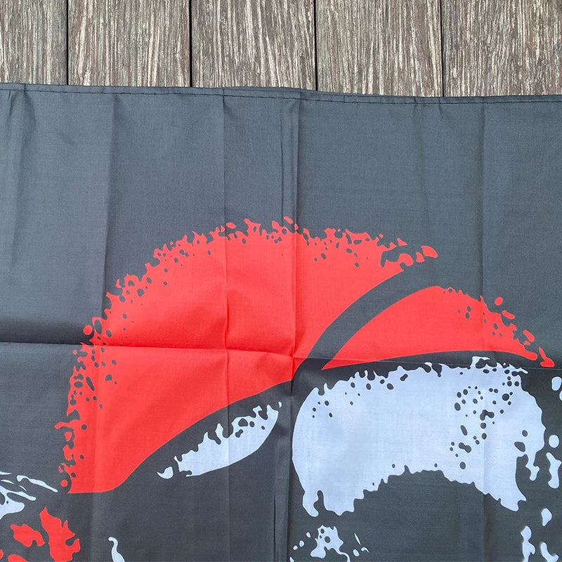 Xvggdg 90*150CM drapeau pirate/drapeau crâne/bannière Halloween/Halloween activités qualité polyester