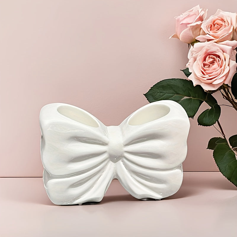 Home Design Cute Girl Heart Bow Toothbrush Holder Bathroom Washstand Toothpaste Ceramic Storage Rack, Shower Caddies