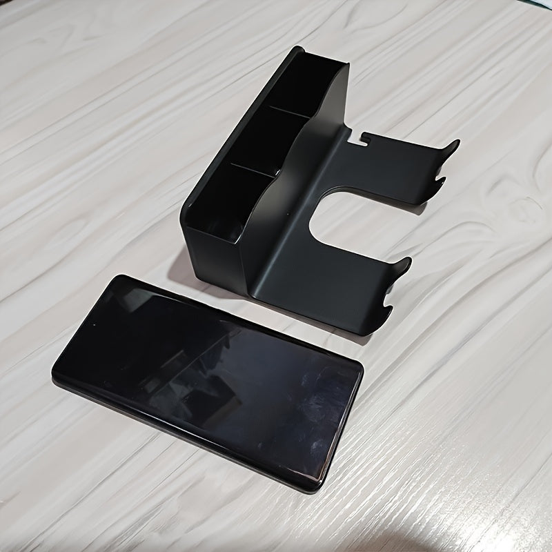 1pc wall mounted hair dryer stand, bathroom organizer stand, hands-free hair dryer stand, suitable for small to large dryers, space saving storage accessories