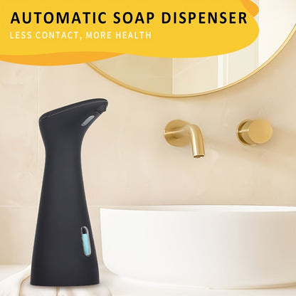 1pc HOTU Automatic Soap Dispenser, Touchless Infrared Sensor, Hands-Free Freestanding Operation, Phthalate-Free Plastic, Battery Operated (4xAAA Not Included), for Kitchen Bathroom Hotel