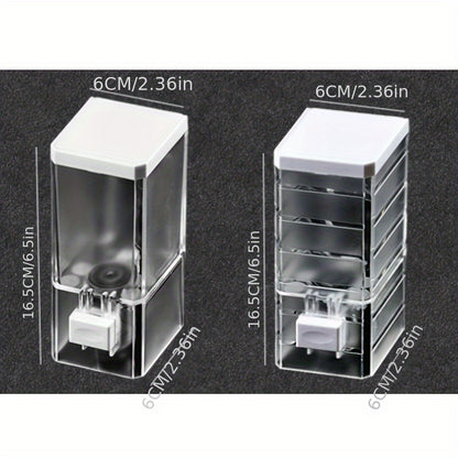 Easy-Install Wall-Mounted Soap Dispenser - Rust-Proof, No Drilling Required, Perfect for Hand Soap & Shampoo - Space-Saving Bathroom Accessory, Utility Hooks