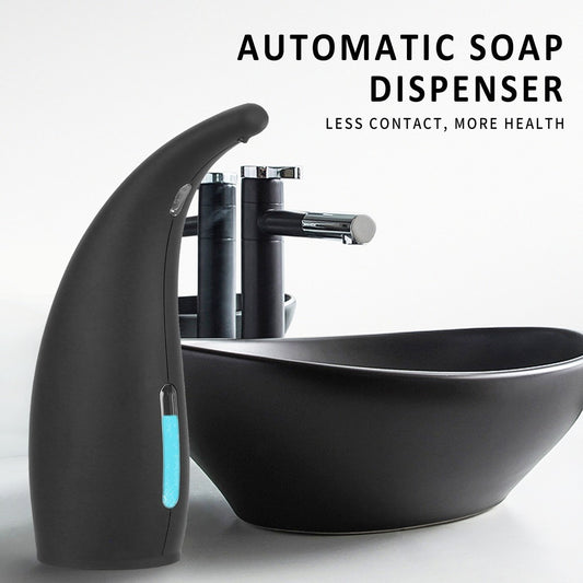 1 Automatic Soap Dispenser, & Battery-Powered, Reduced Contact for Health, Ideal for Bathroom and Home Use, Soap Dispenser|Modern Bathroom Accessory|Durable Plastic Dispenser