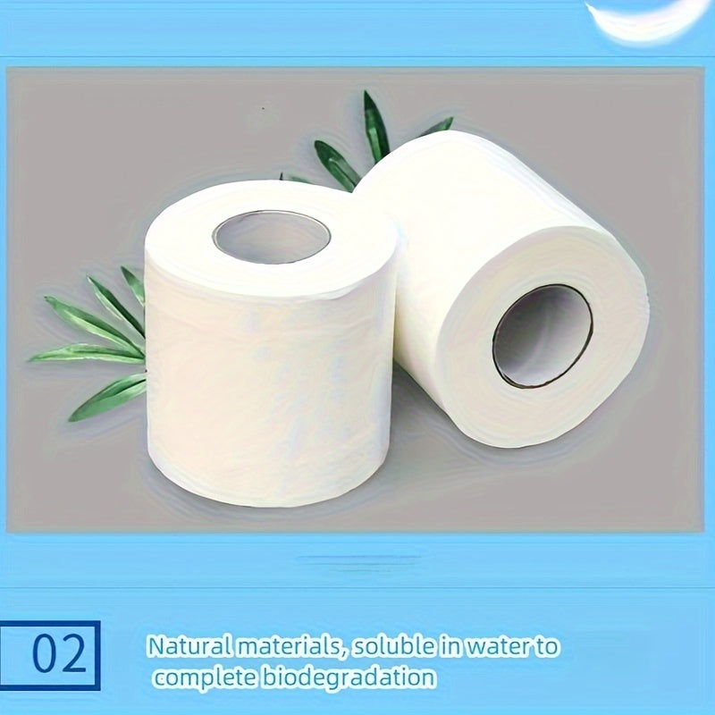 18-Roll Fast Dissolving Toilet Paper - Quick Dispersion, Septic Safe, Tear-Resistant 3-Ply Bathroom Toilet Paper, Formaldehyde-Free & Wood Pulp, Compatible with Septic Systems & septic tanks - Ideal for Home, Office, or Trave