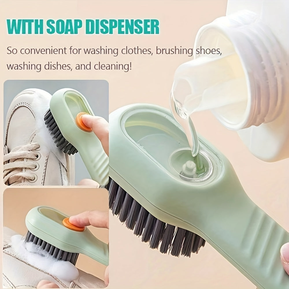 Versatile Shoe & Clothes Cleaning Brush - Reusable, Portable Scrubber for Underwear, Bathroom, and More - No Power Needed