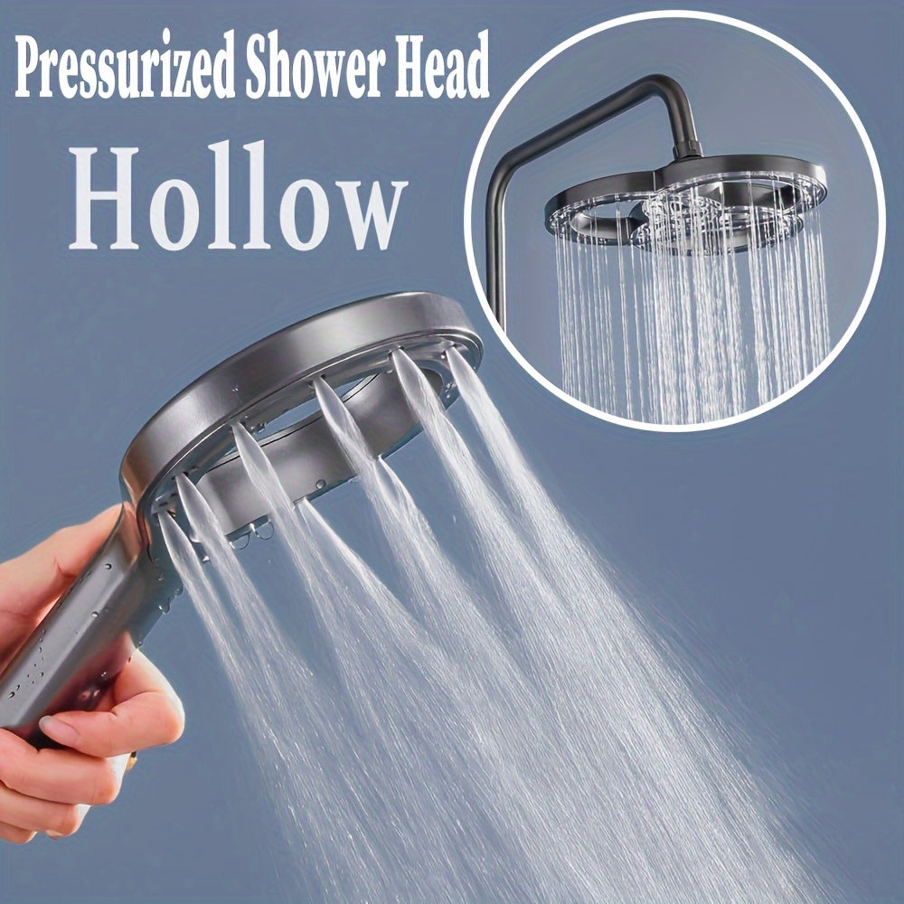 2pcs Upgraded High-Pressure Handheld Shower Set, ABS Material Including 9.25-inch Rainfall Head for a Better Bathing Experience, Bathroom Accessories