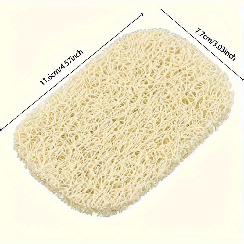 2/4pcs Recyclable Beige Soap Saver with Non-Slip PVC Tray for Shower, Kitchen, and Bathroom - Keep Soap Dry and Clean