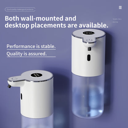 Charging Automatic Soap Dispenser, 380ml, Wall-Mounted, -Friendly, with Lithium Battery, USB Charging, Automatic Sensor, for Kitchen Detergent, Bathroom, Shampoo, Conditioner, Body Was