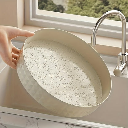 Plateau tournant à 360° - Organisateur de rangement multifonctionnel en plastique pour salle de bain, cuisine et coiffeuse