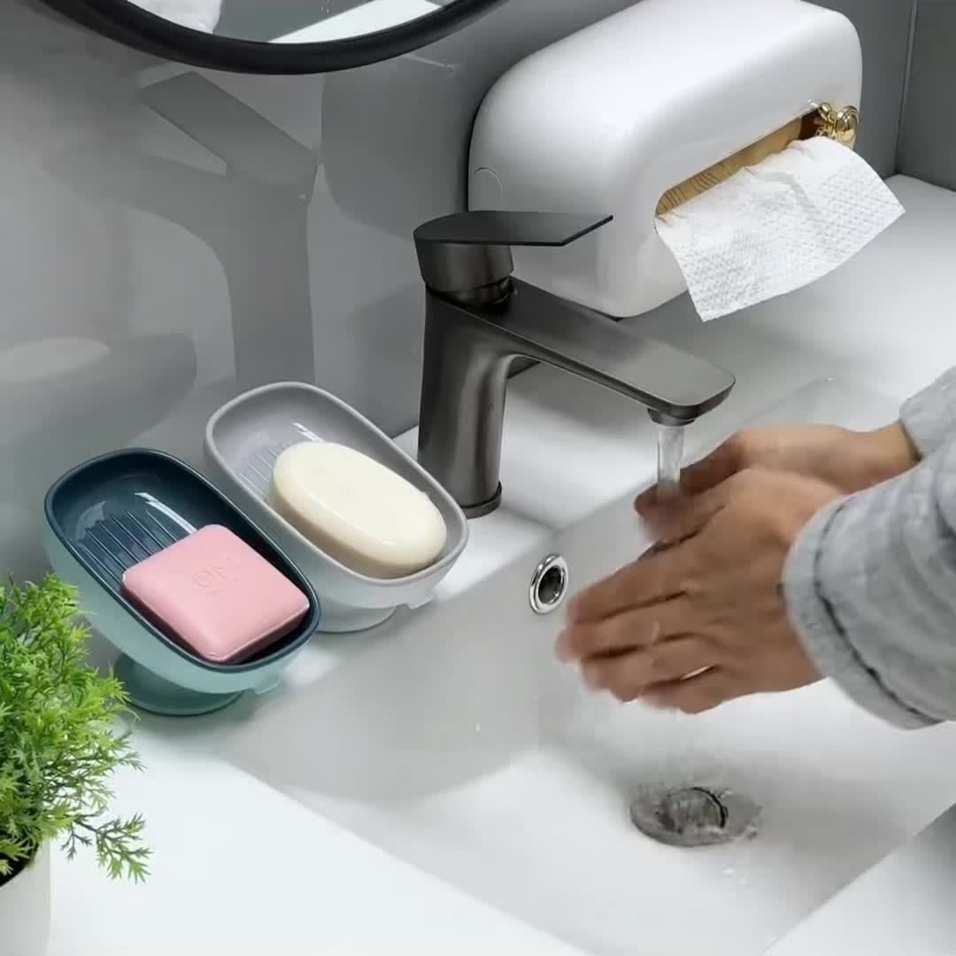 Bathroom Light Luxury Movable Soap Box