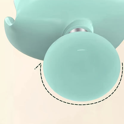 Leaf-Shaped Soap Dish with Drainage, Strong Suction, No Electricity Needed, Enhances Bathroom Decor, Keeps Soap Dry - Green/Gray