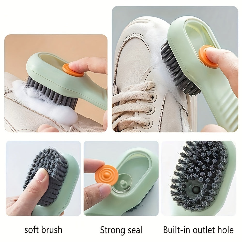 Versatile Shoe & Clothes Cleaning Brush - Reusable, Portable Scrubber for Underwear, Bathroom, and More - No Power Needed