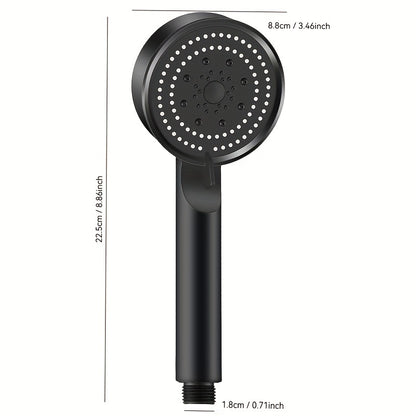 High-Pressure Adjustable Shower Head with 5 Modes - Versatile Daily Spray Nozzle for Enhanced Bathing Experience, Essential Bathroom Accessory, Christmas/Halloween Gift Decoration