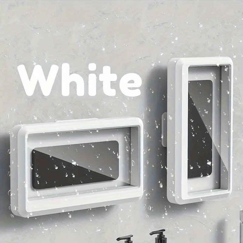 Support de téléphone de douche étanche en ABS avec écran tactile rotatif à 360°,