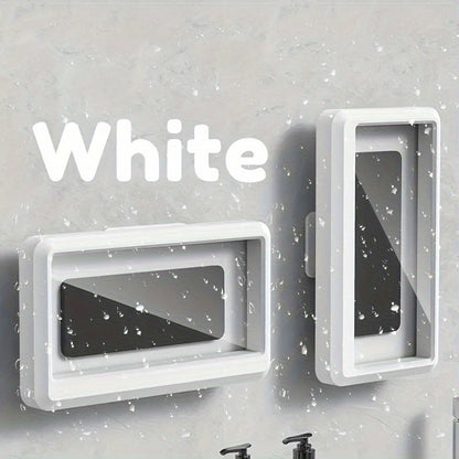 Support de téléphone de douche étanche en ABS avec écran tactile rotatif à 360°,