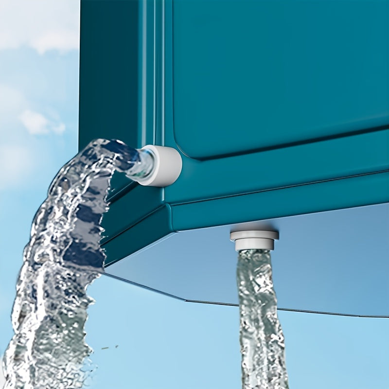 Compact Foldable Inflatable Bathtub - Portable Spa Tub for Adults, Plastic Soaking Tub for Home & Outdoor Use, Family Bathroom Hot Tub Alternative, Space-Saving Design for Small Spaces