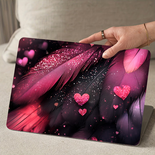 Vinyl Laptop Shell Love Feather Stickers, 2pcs/Set,