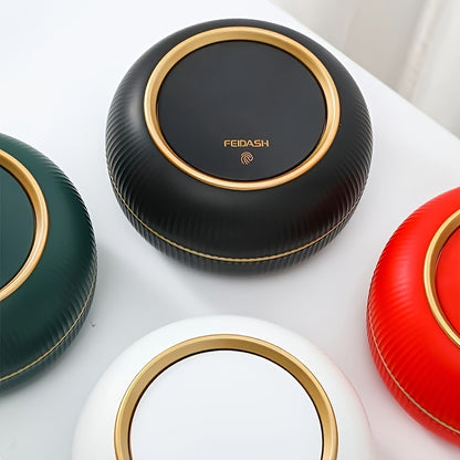 3L Sleek & Stylish Trash Can with Lid - Odor-Blocking, Perfect for Kitchen, Living Room, Bathroom, Office Desk, and Car Accessories