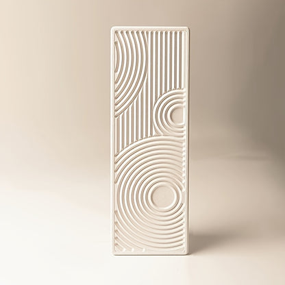 Fast-Dry Diatomaceous Earth Vanity Tray - Absorbent, Non-Slip Countertop Organizer for Bathroom & Kitchen Sink, Multi-Purpose Storage with Unique Stripe Design