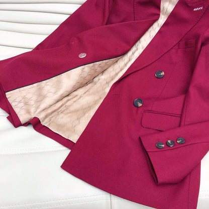 Costume pantalon en laine classique élégant