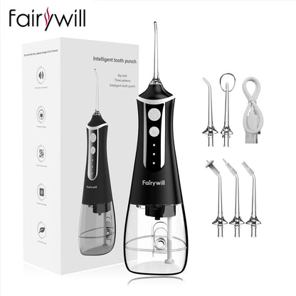 Fairywill-Irrigateur Oral Portable, Hydropulseur Dentaire