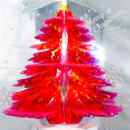 Carte de vministériels x de Noël 3D colorée faite à la main, cartes pop-up créatives, vacances, Thanksgiving, nouvel an, qualité supérieure, nouveau