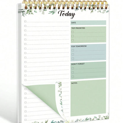 Bloc-notes avec liste de choses à faire, planificateur quotidien sans daté