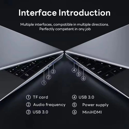 15.6 "Windows 11 Pro ordinateurs portables Intel Celeron N4000 16GB RAM 1 to SSD ordinateurs portables ordinateur de bureau PC déverrouiller par empreinte digitale ordinateur portable
