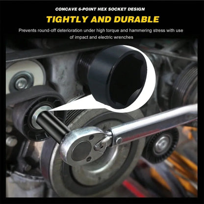 Jeu de douilles à percussion à 6 points, 1/2 pouces, 10 pièces, tailles métriques 8-24m, jeu de douilles à percussion en acier au carbone avec boîte de rangement rigide