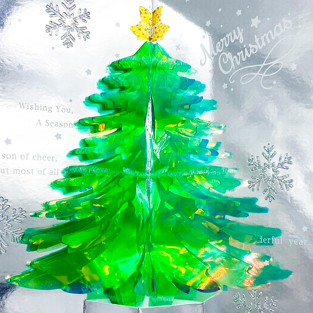 Carte de vministériels x de Noël 3D colorée faite à la main, cartes pop-up créatives, vacances, Thanksgiving, nouvel an, qualité supérieure, nouveau