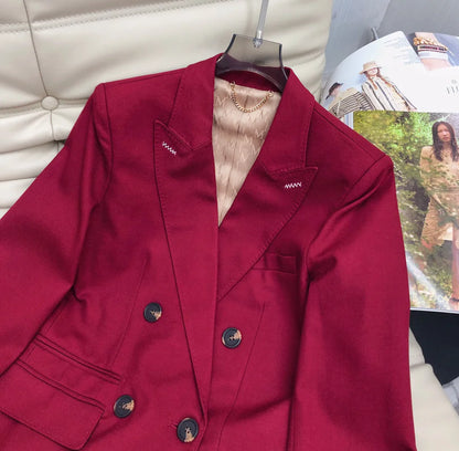 Costume pantalon en laine classique élégant