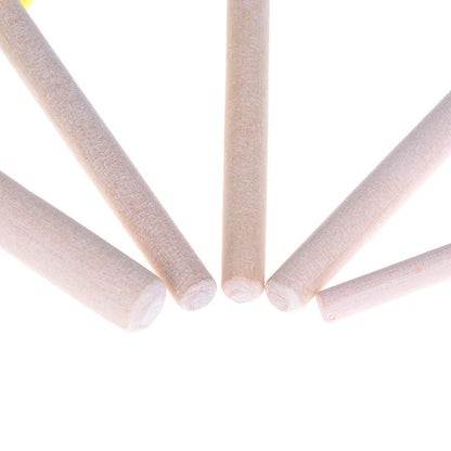 5 pièces manche en bois éponge pinceau enfants enfants fleur Graffiti Art dessin peinture jouets outil école papeterie fournitures