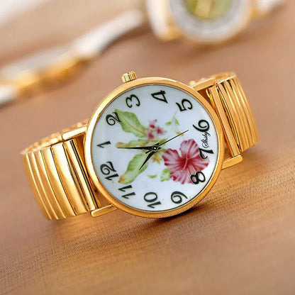 Shsby-Montre-bracelet à quartz en acier inoxydable pour femme,