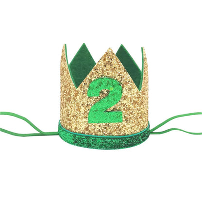 1 pièces bébé garçon 1 2 3 4 5 6 anniversaire bandeau couronne bandeau bébé douche chapeau Photo accessoire enfants 1er joyeux anniversaire fête décoration