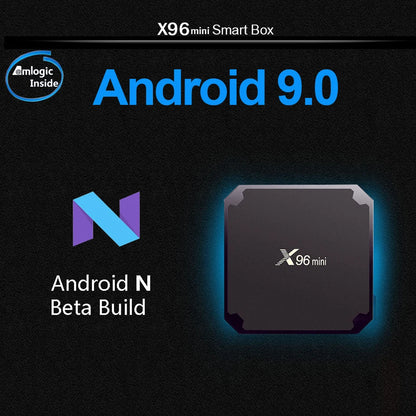 X96 mini android 9.0 boîtier de télévision intelligent 1GB 8GB 2GB 16GB Amlogic S905W navire de france i8 KB android x96mini décodeur de télévision