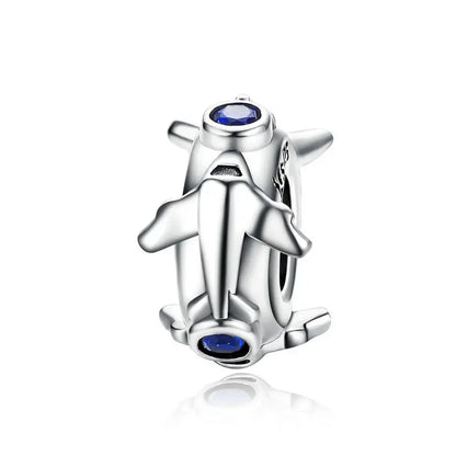 BAMOER authentique 925 en argent Sterling chien empreinte animale chat coeur amour entretoise breloque idéal pour Bracelet l SCC594